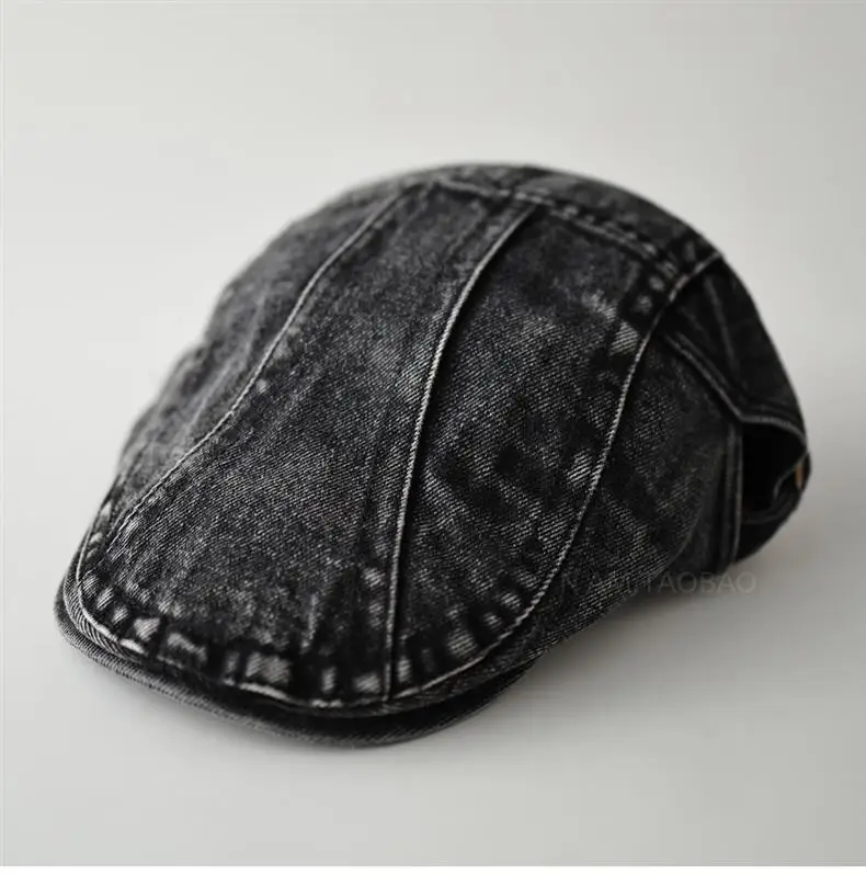 Washed Denim Distressed Cap Unisex Forward Style — feature 8