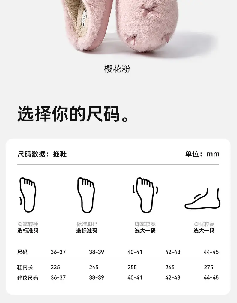 Winter Furry Slippers for Women Warm Fleece Lined — feature 17