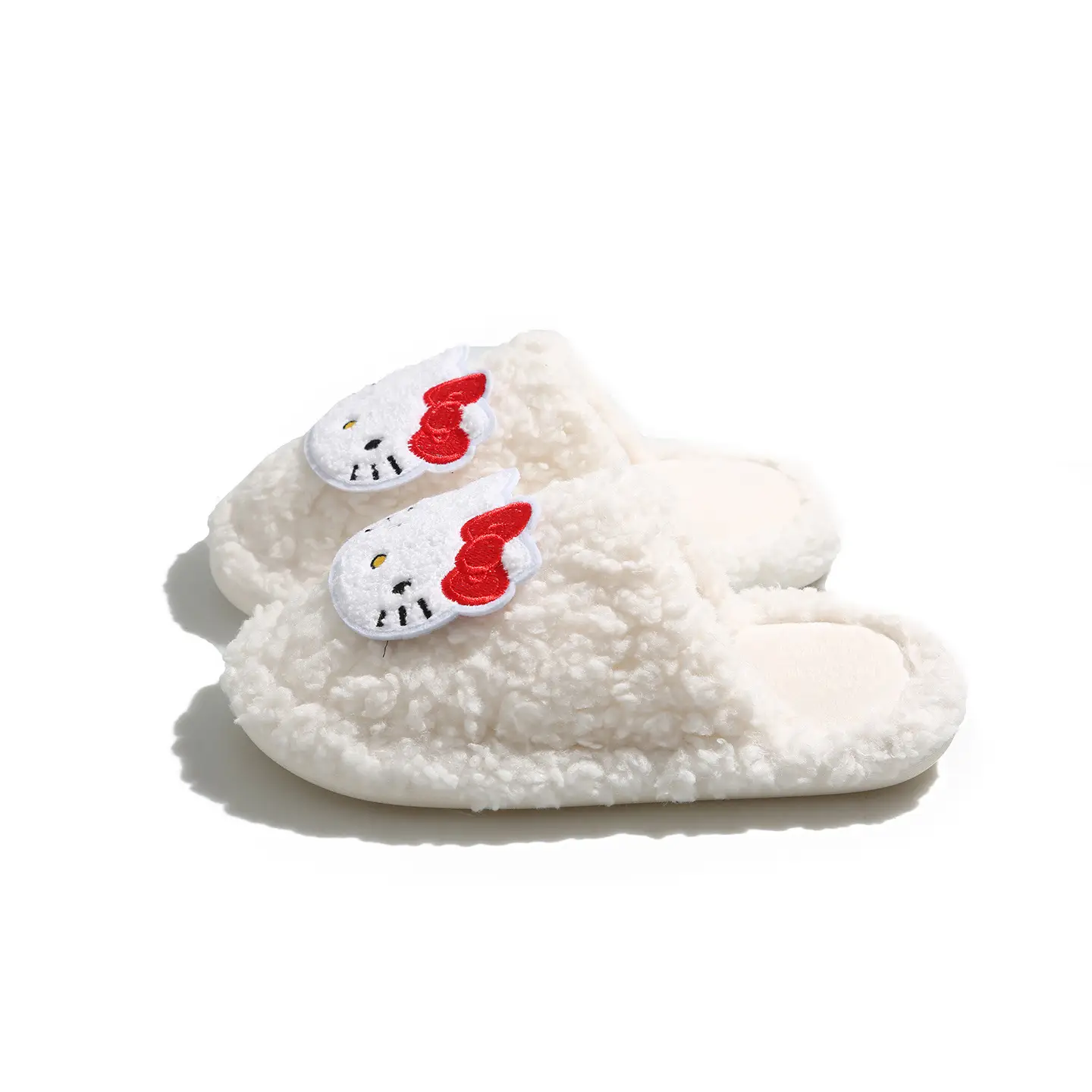 Hello Kitty Cotton Slippers Pink Warm Indoor Wear - Image 8