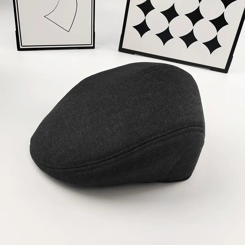 Men Woolen Winter Cap with Ear Protection