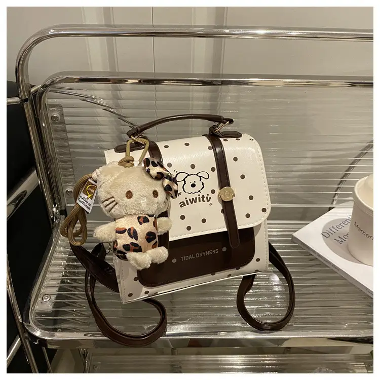 Women's Polka Dot Crossbody Bag with Crossbody Strap — feature 12