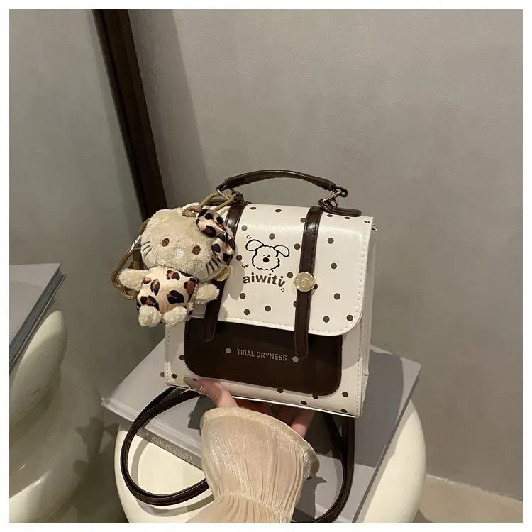 Women's Polka Dot Crossbody Bag with Crossbody Strap — feature 15