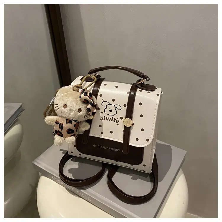 Women's Polka Dot Crossbody Bag with Crossbody Strap — feature 17