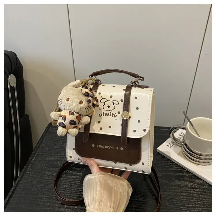 Women's Polka Dot Crossbody Bag with Crossbody Strap — feature 19
