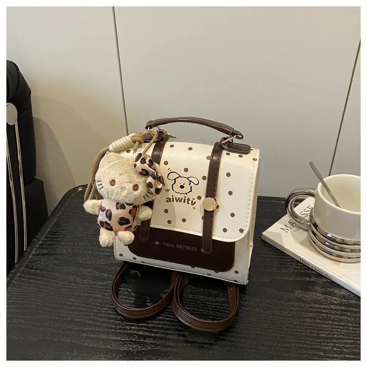 Women's Polka Dot Crossbody Bag with Crossbody Strap — feature 21