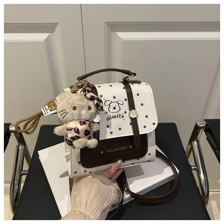 Women's Polka Dot Crossbody Bag with Crossbody Strap — feature 22
