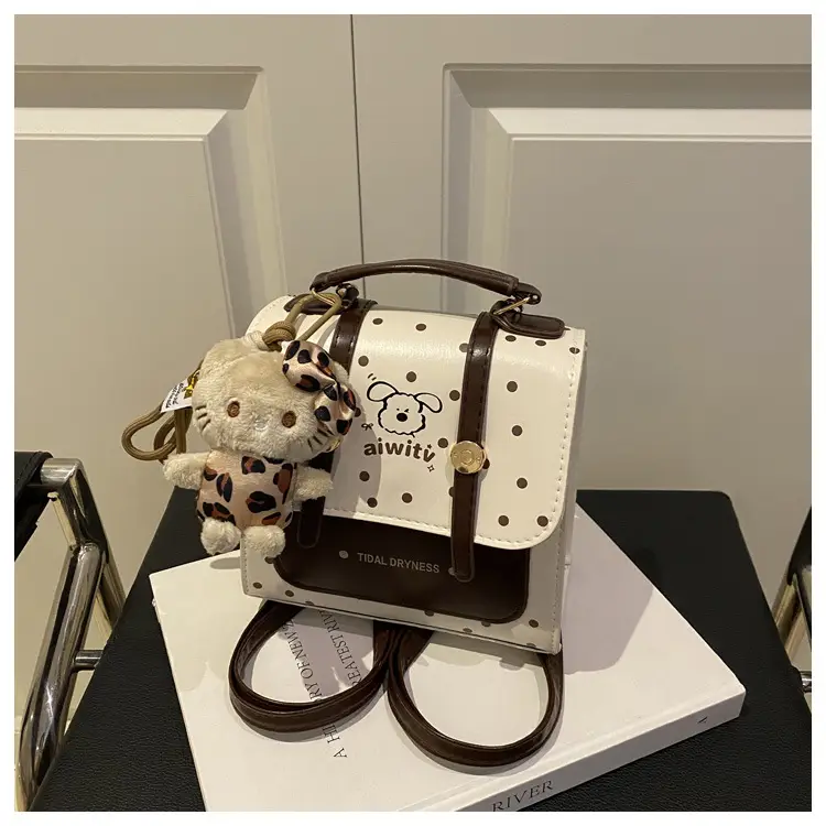 Women's Polka Dot Crossbody Bag with Crossbody Strap — feature 25