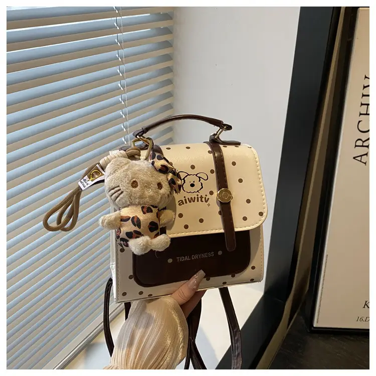 Women's Polka Dot Crossbody Bag with Crossbody Strap — feature 26