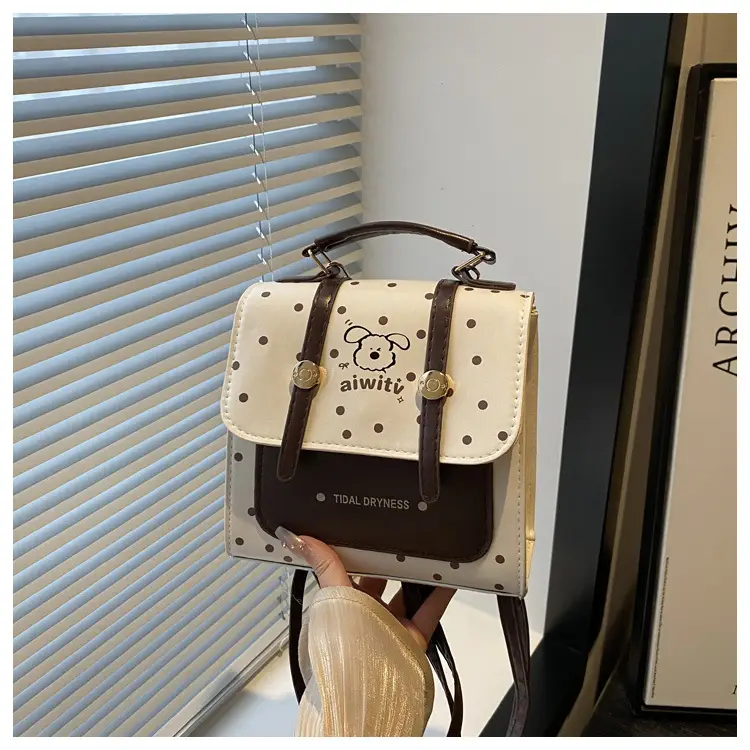 Women's Polka Dot Crossbody Bag with Crossbody Strap — feature 28