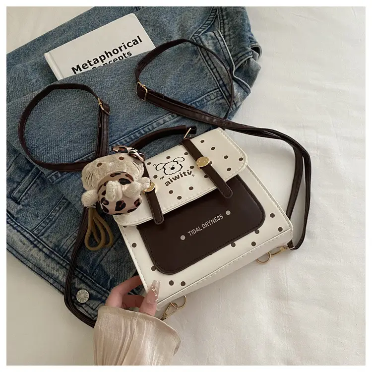 Women's Polka Dot Crossbody Bag with Crossbody Strap — feature 30