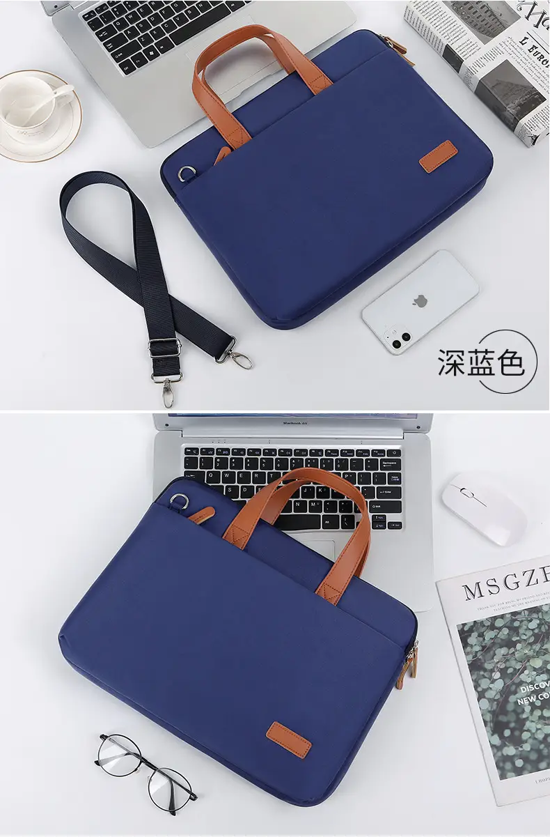 Lightweight Macaron Laptop Bag 15" Girls Satchel — feature 12