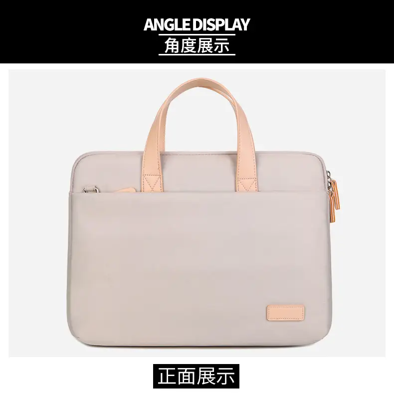 Lightweight Macaron Laptop Bag 15" Girls Satchel — feature 19