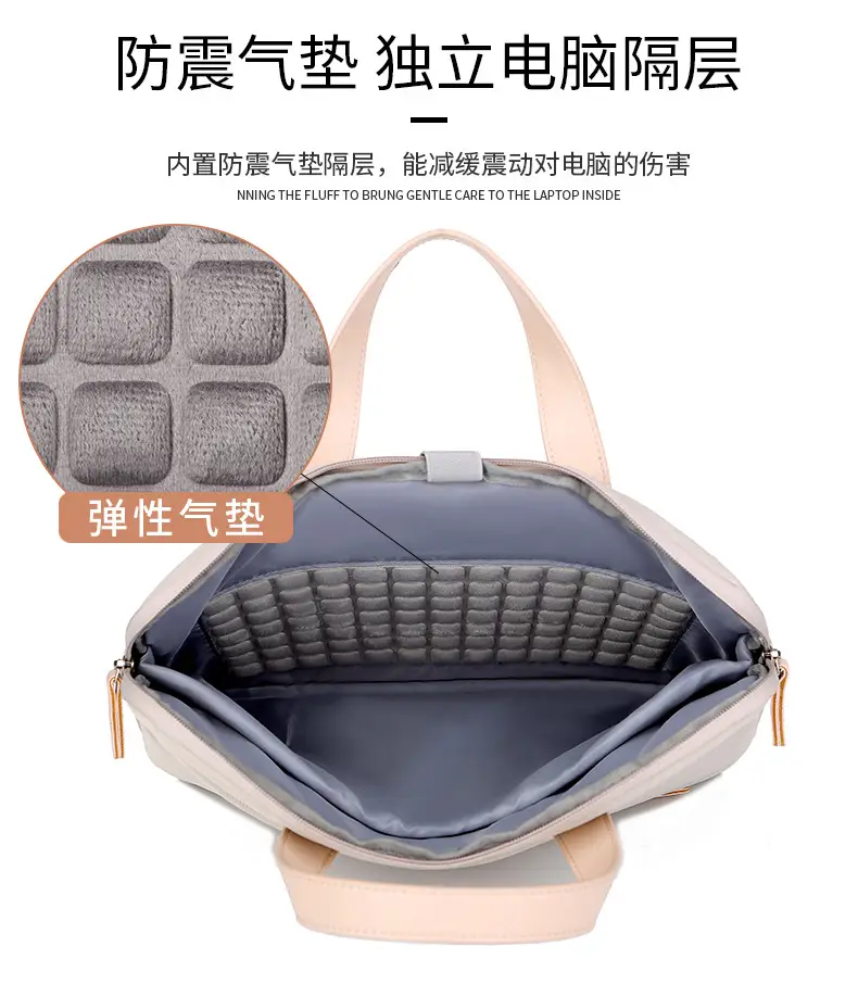 Lightweight Macaron Laptop Bag 15" Girls Satchel — feature 8