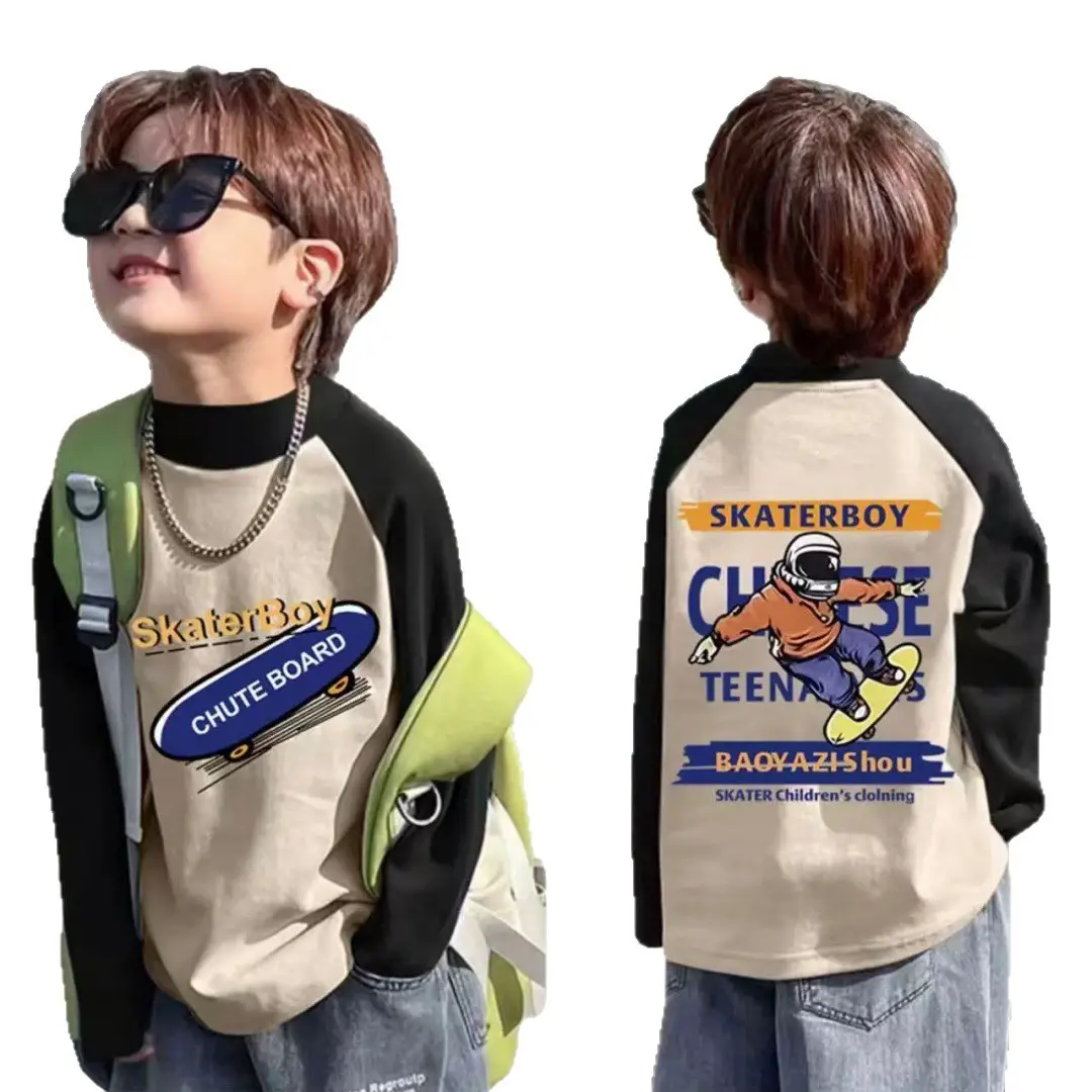 Boys Thermal Base Layer Shirt New Autumn Winter Long Sleeve T-Shirt