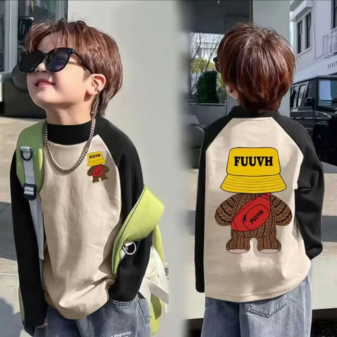 Boys Thermal Base Layer Shirt New Autumn Winter Long Sleeve T-Shirt