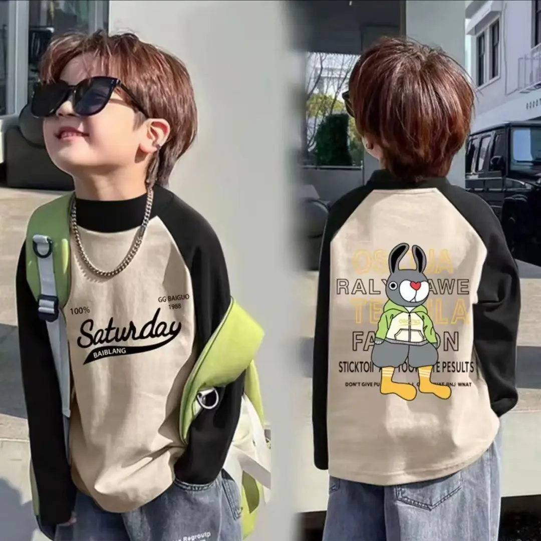 Boys Thermal Base Layer Shirt New Autumn Winter Long Sleeve T-Shirt