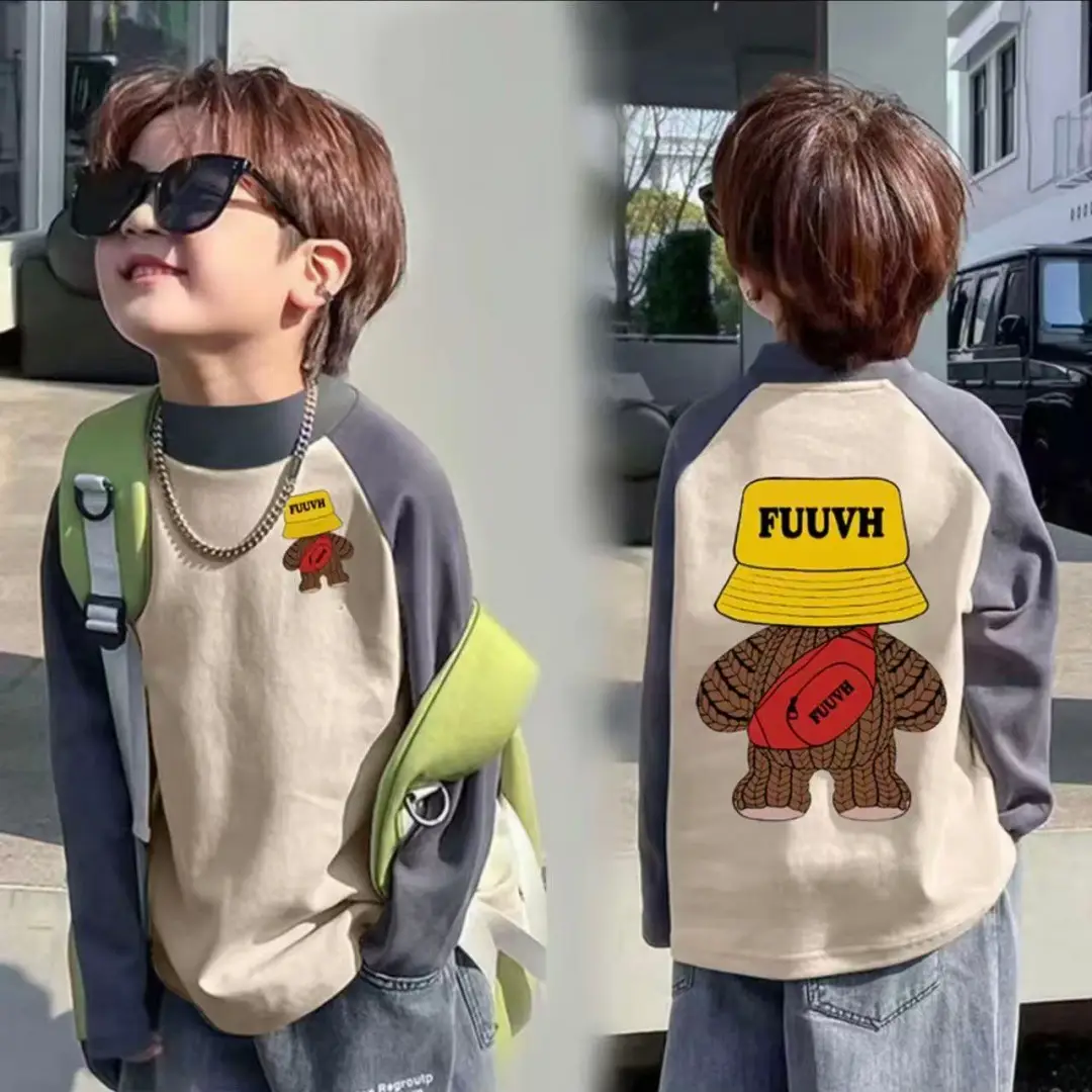 Boys Thermal Base Layer Shirt New Autumn Winter Long Sleeve T-Shirt