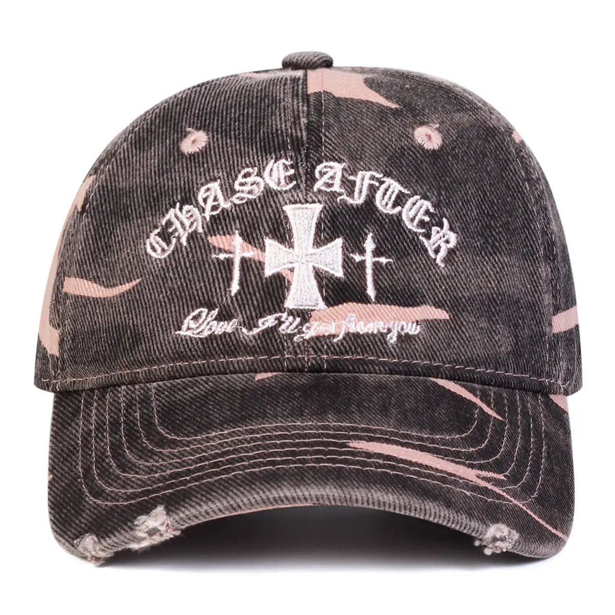 Women Camouflage Letter Cap Baseball Cap Face Slim — feature 8