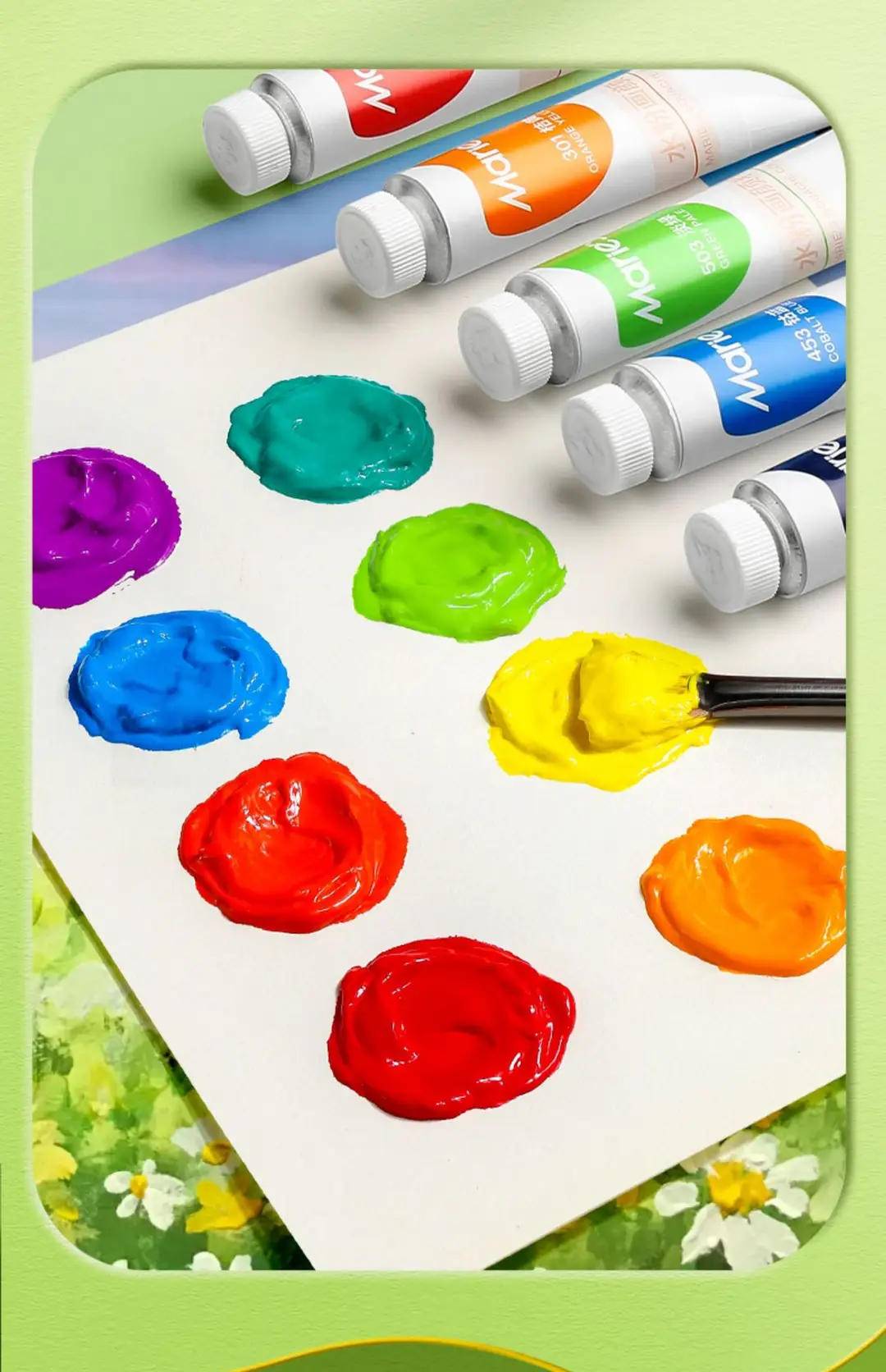Marley Gouache Paint Set 24 Colors 12 Colors Gouache Paint Set Primary School Students Paint Art Students Special Watercolor — feature 12