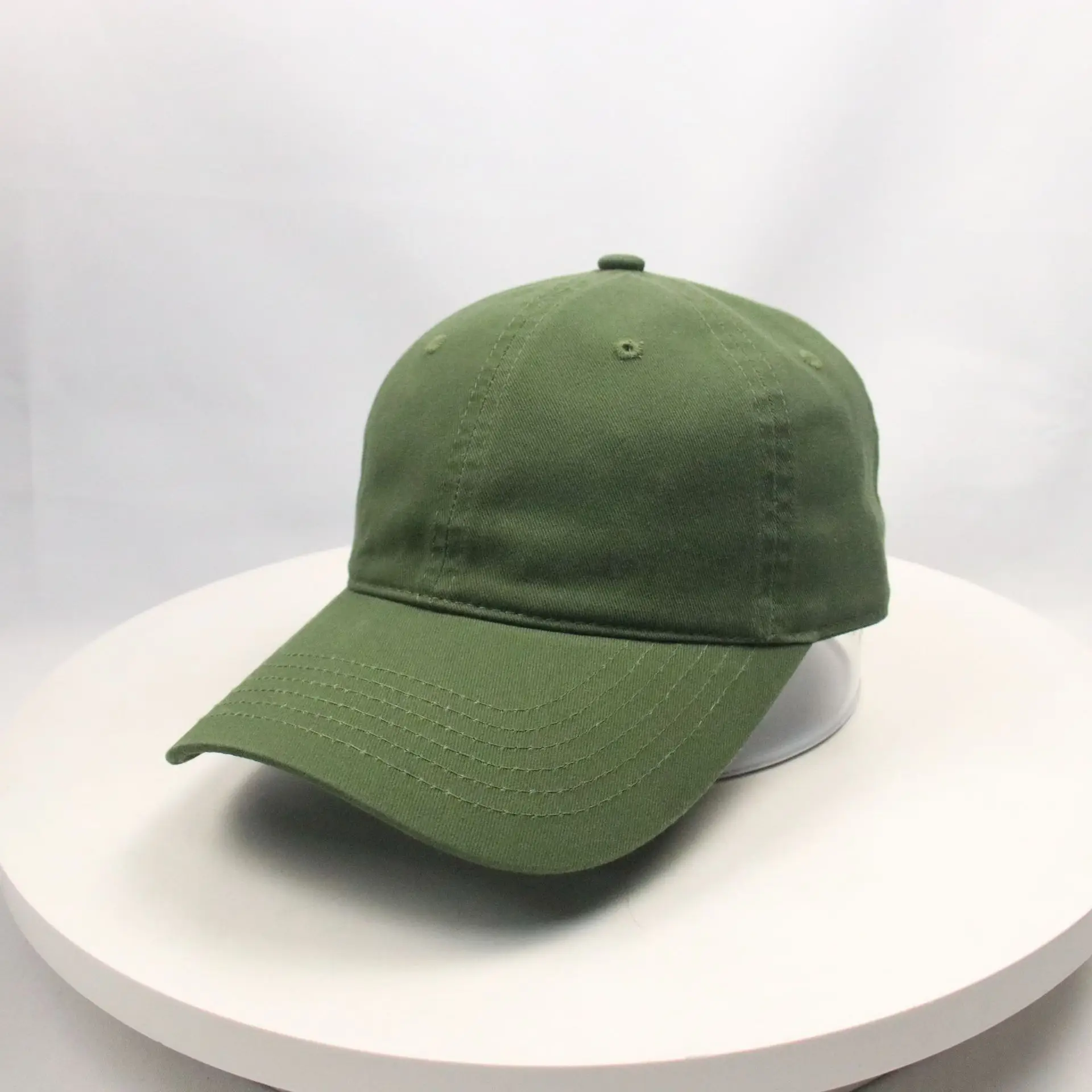 Red Unisex Pure Cotton Baseball Cap Sunshade Hiking Cap - Image 4