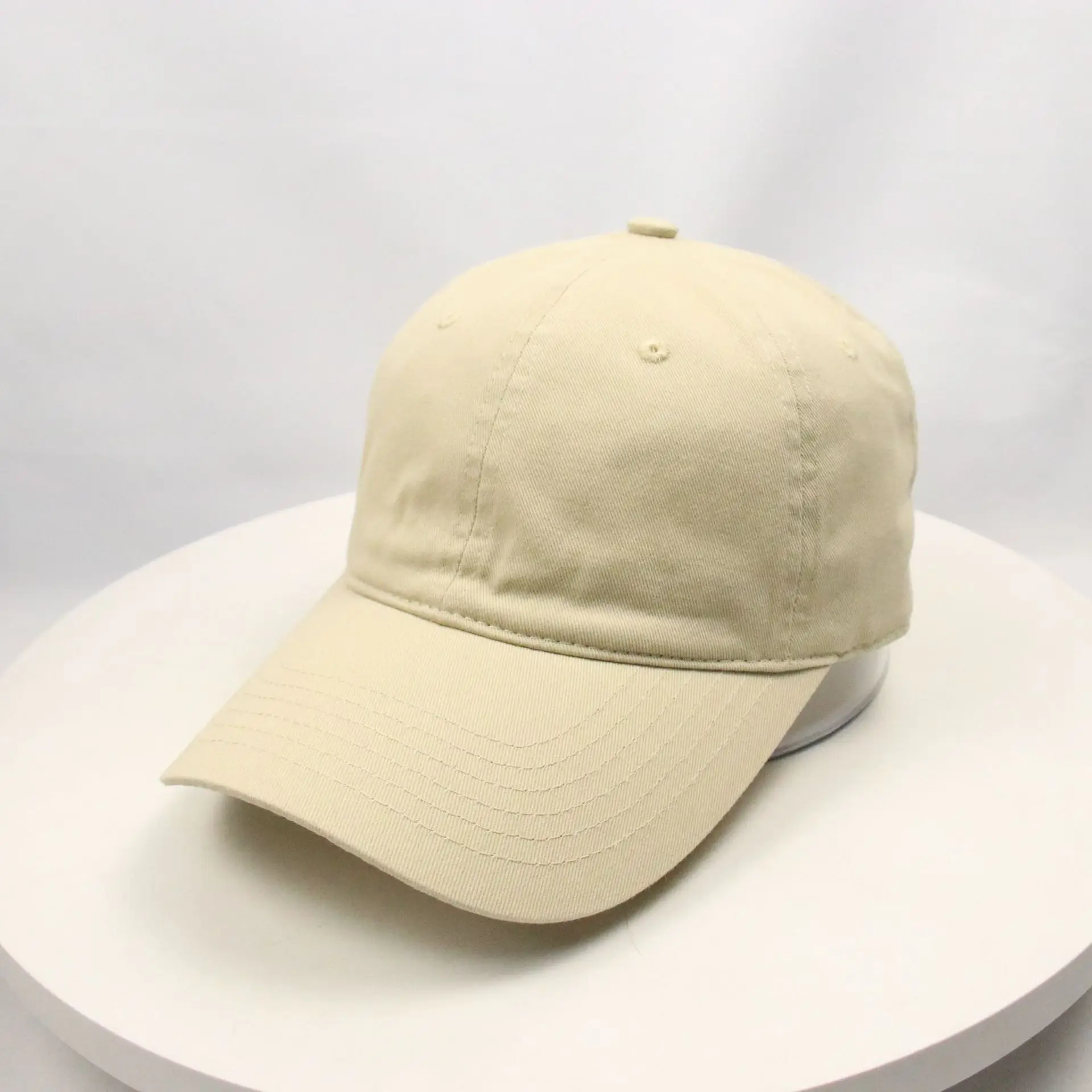 Red Unisex Pure Cotton Baseball Cap Sunshade Hiking Cap - Image 7