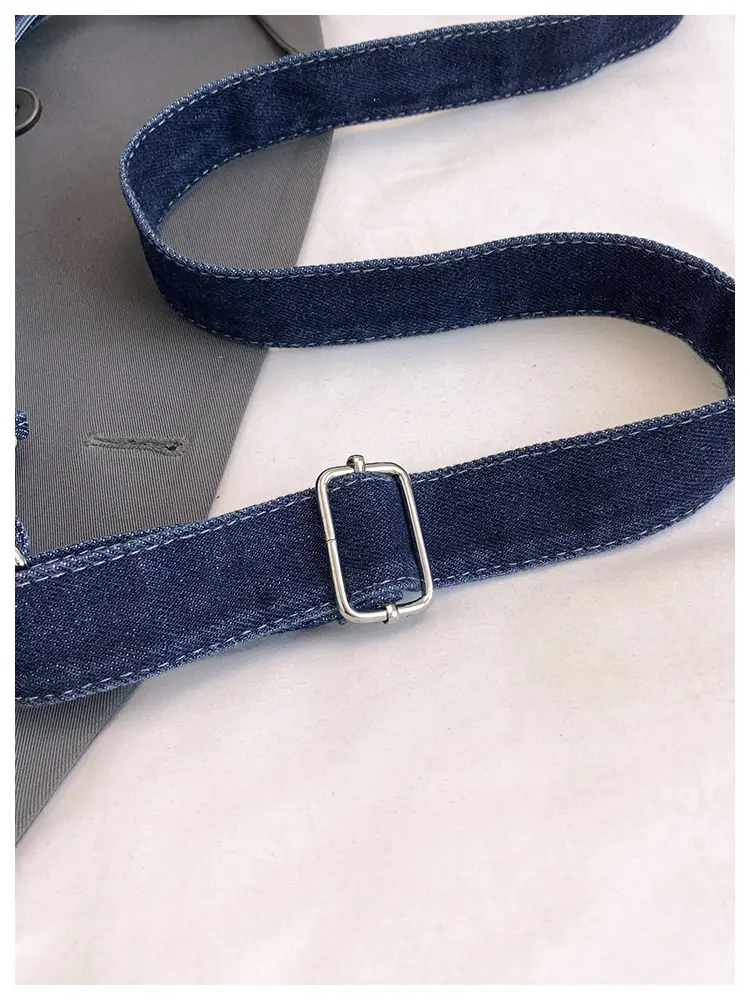 Denim Crossbody Bag for Women Multi-Zipper Commuter Phone Bag — feature 13