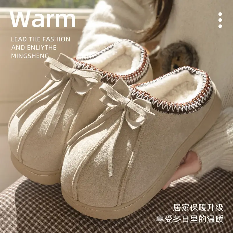 Women Cotton Slippers Winter Warm Non-Slip Autumn 2025 - Image 5