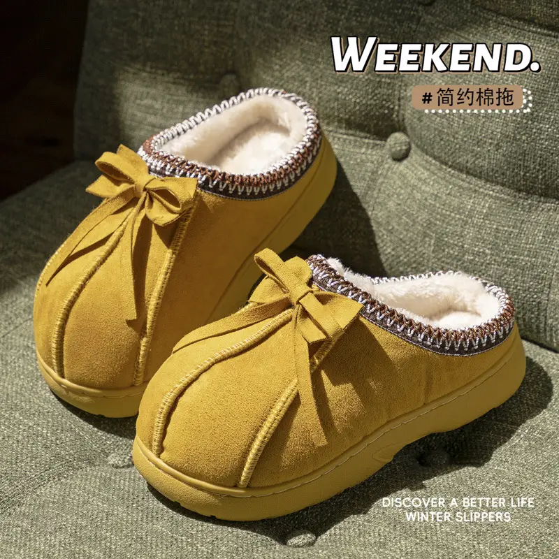 Women Cotton Slippers Winter Warm Non-Slip Autumn 2025 - Image 6