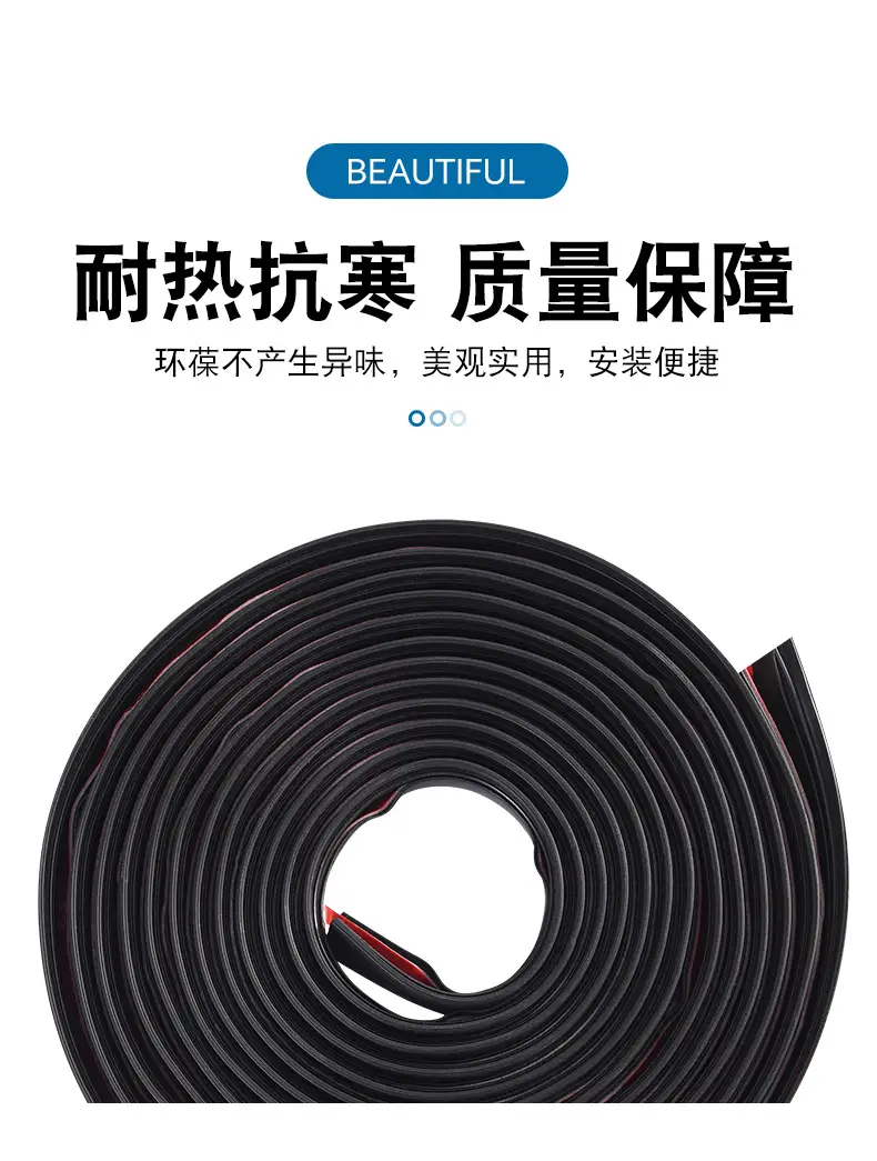 Changan Deep Blue S07/Sl03/S05/L07/G318/Car Window Seal Soundproofing Glass Strip Noise Reduction — feature 6