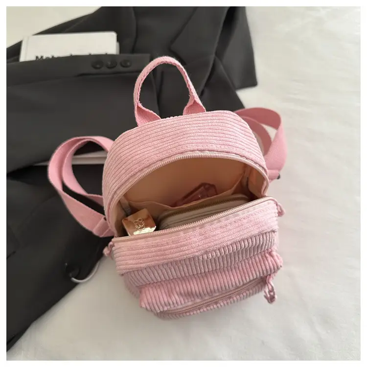 Pink Women's Large Capacity Shoulder Bag for School & Commute — feature 16
