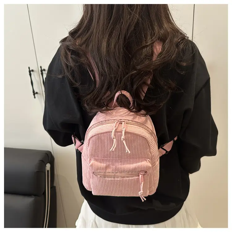 Pink Women's Large Capacity Shoulder Bag for School & Commute — feature 7