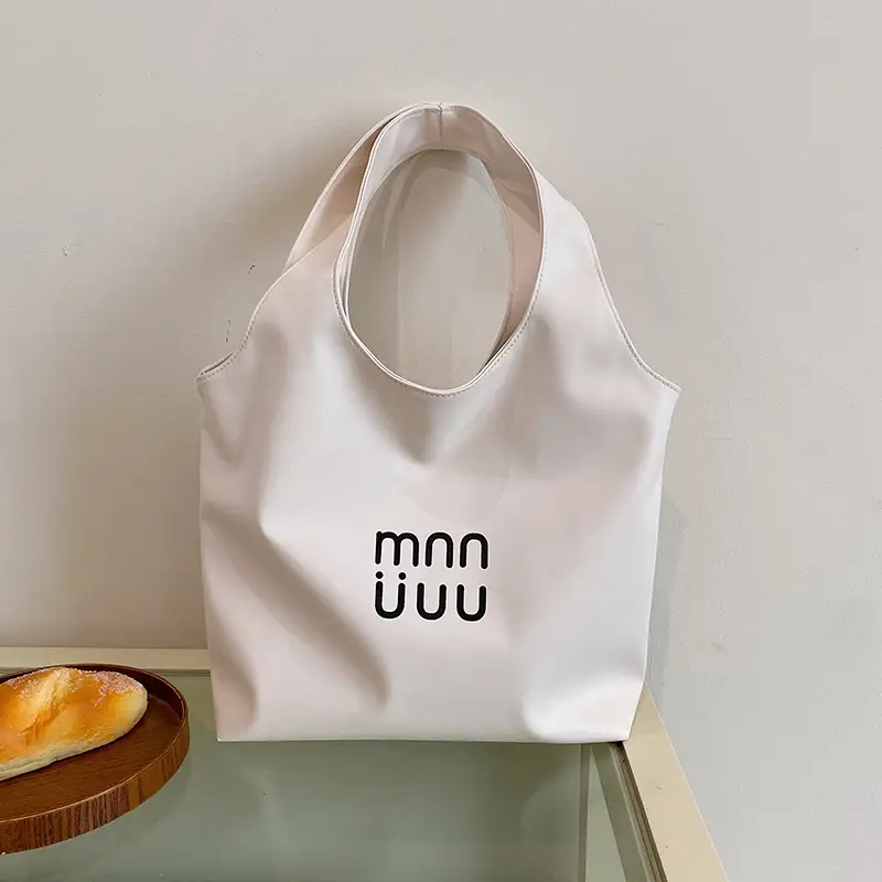 Black One-Shoulder Large Capacity Tote Bag for Women - Image 7