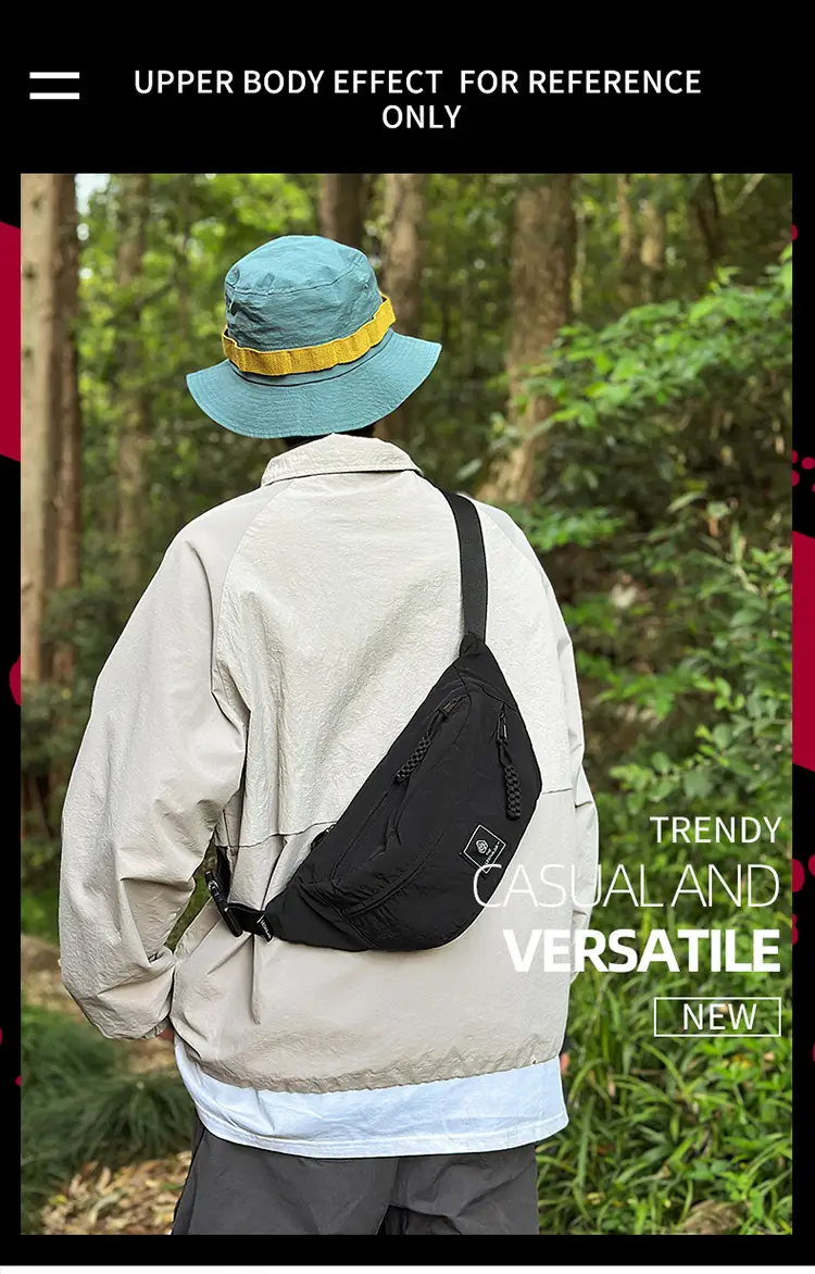 Orange Crossbody Waist Bag for Men — feature 1