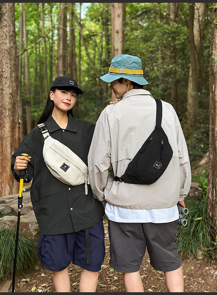 Orange Crossbody Waist Bag for Men — feature 11