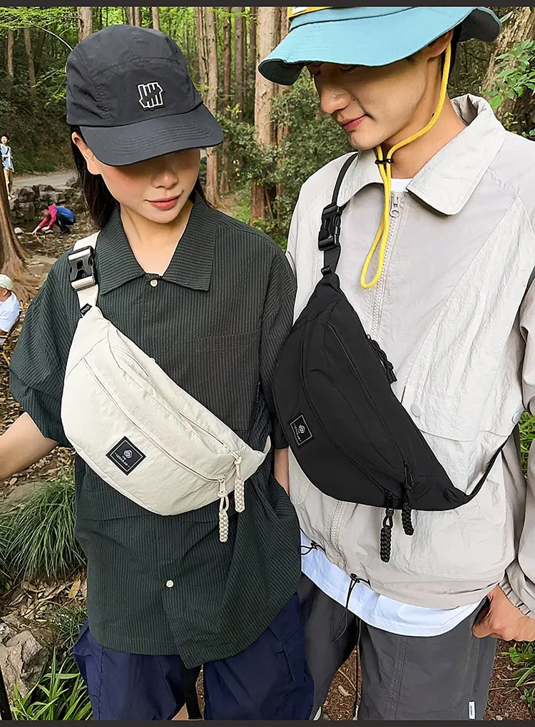 Orange Crossbody Waist Bag for Men — feature 12