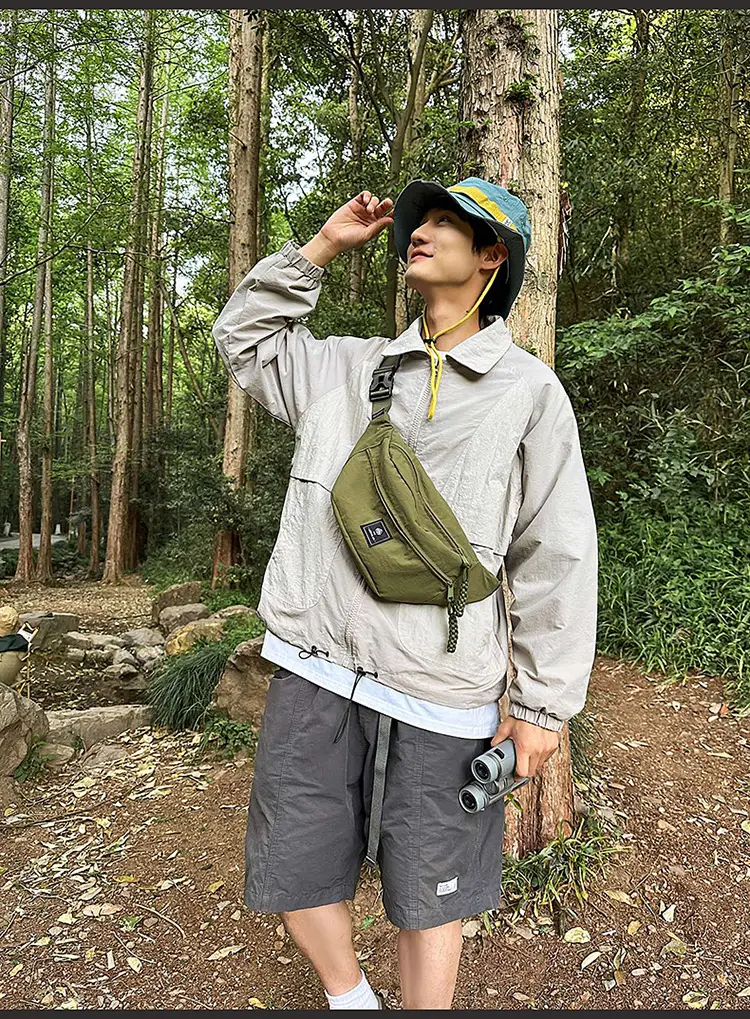 Orange Crossbody Waist Bag for Men — feature 16