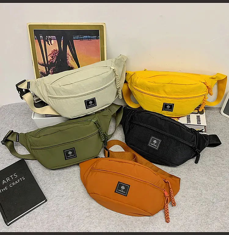 Orange Crossbody Waist Bag for Men — feature 18
