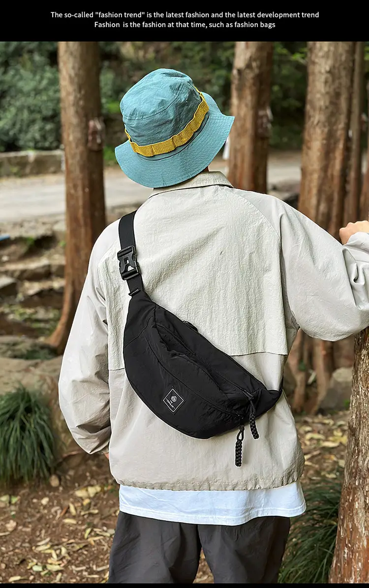 Orange Crossbody Waist Bag for Men — feature 9