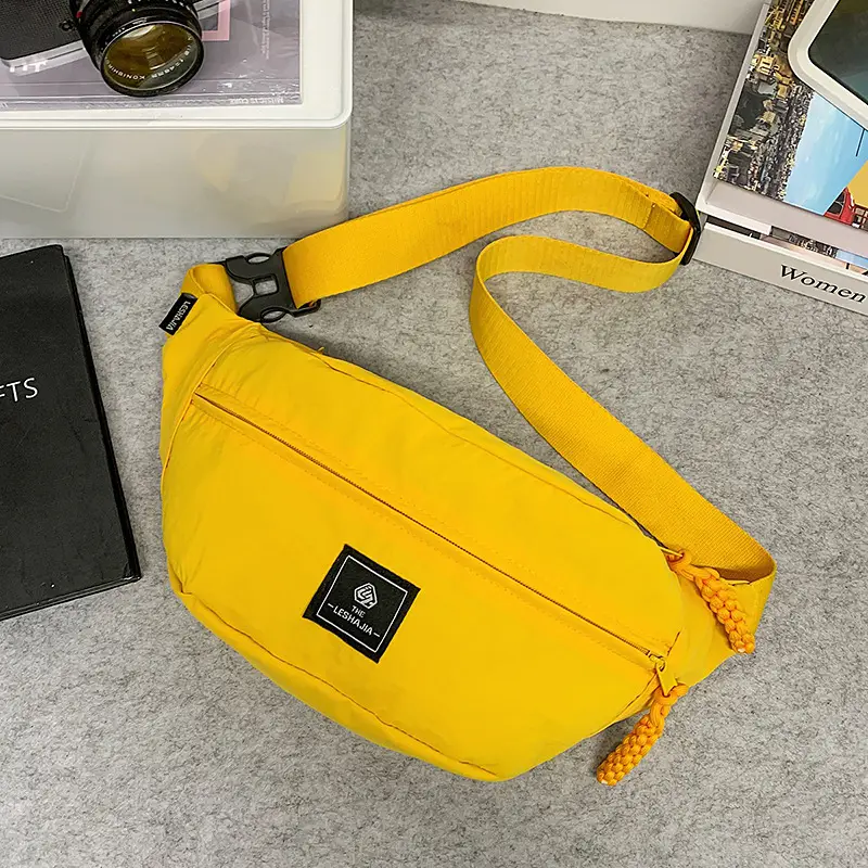 Orange Crossbody Waist Bag for Men - Image 4
