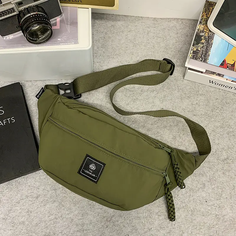 Orange Crossbody Waist Bag for Men - Image 5