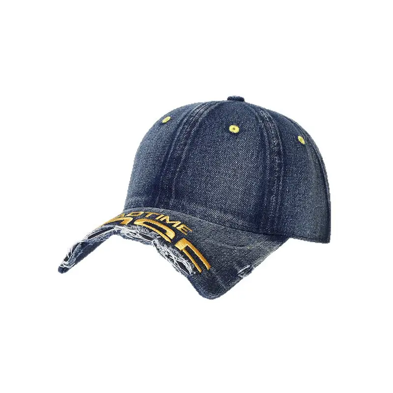 Women Denim Baseball Cap with Face Shade & Sunshade - Image 8