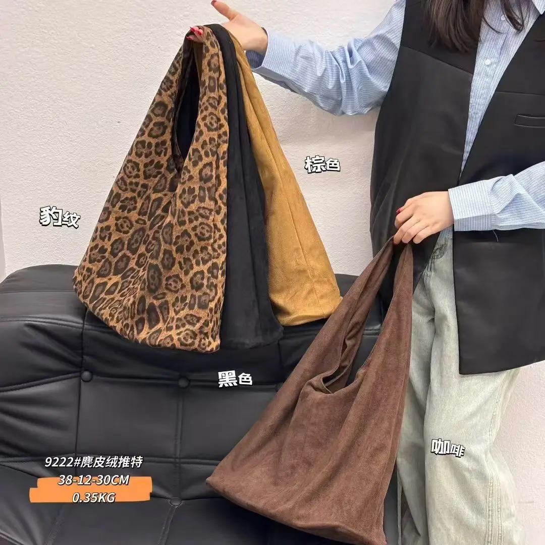 Women Leopard Print Shoulder Bag 2025 Korean Style — feature 1