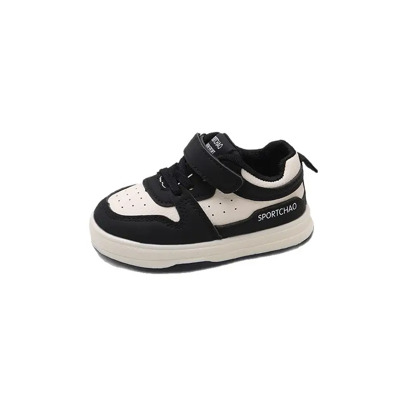 Kids Sneakers Black White 1-3Yr Old