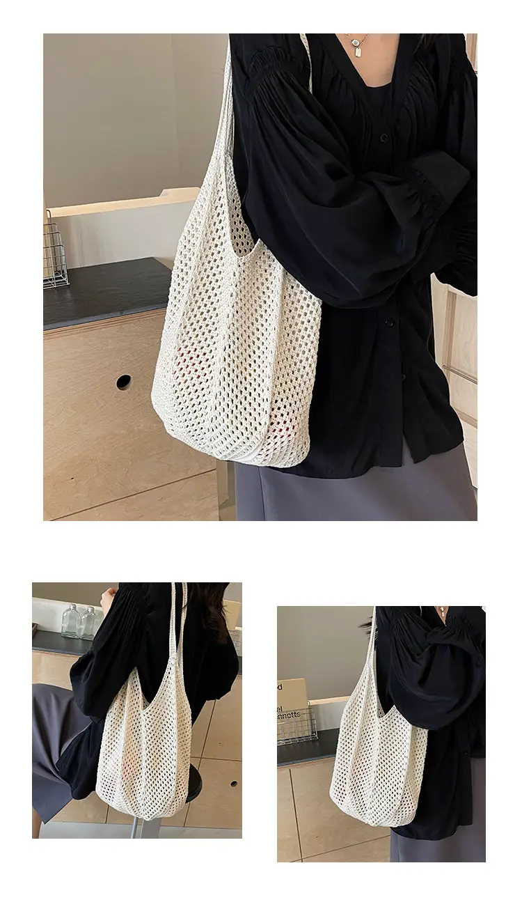 Women Woven Straw Handbag Large Capacity Summer Travel Bag — feature 10