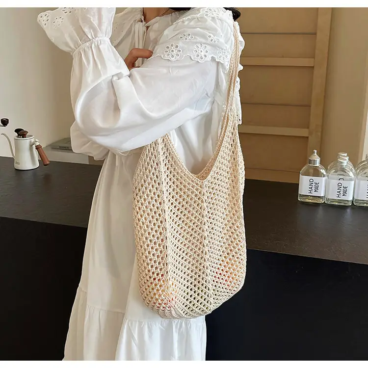 Women Woven Straw Handbag Large Capacity Summer Travel Bag — feature 44