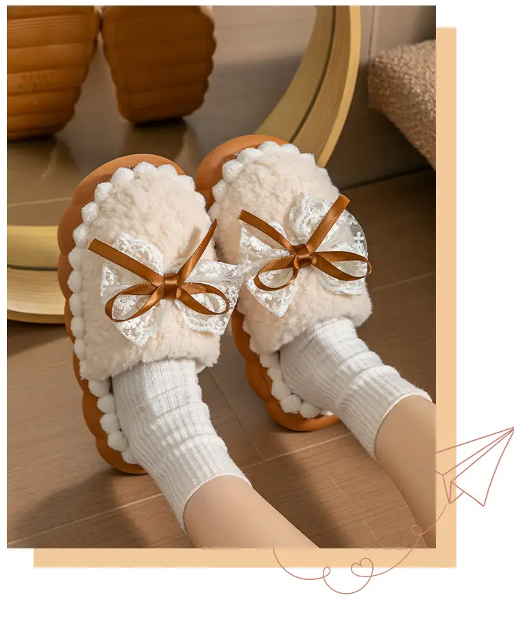 Women Cotton Warm Slippers Winter Indoor — feature 21