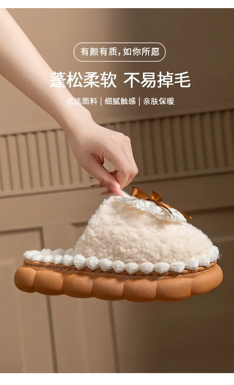 Women Cotton Warm Slippers Winter Indoor — feature 9