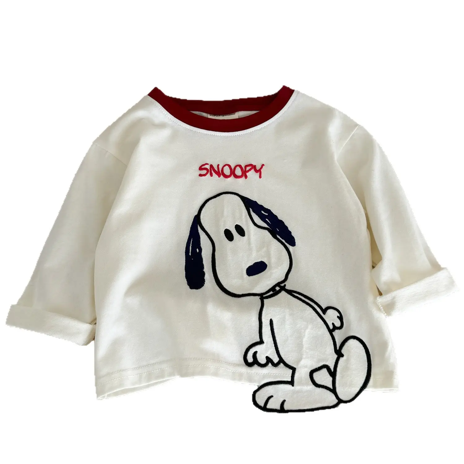 Snoopy Long Sleeve Cotton T-Shirt for Boys