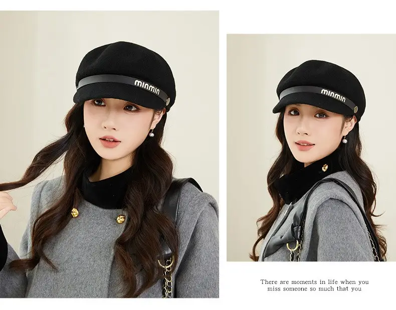 Women Woolen Beret British Style Warm Winter Hat — feature 10