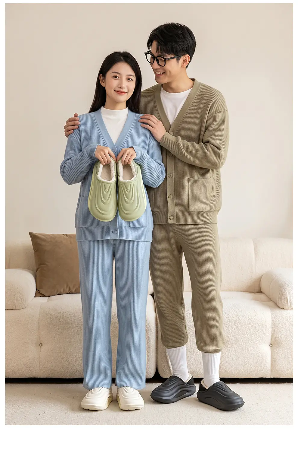 Eva Waterproof Cotton Slippers for Women in Winter, Family Matching Children's Home Warm Non-Slip Outdoor Cotton Shoes for Men, Winter Wholesale — feature 20
